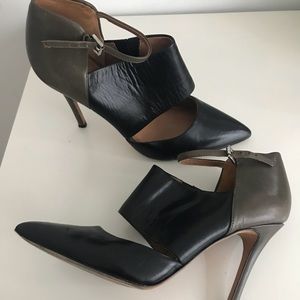 Coach two-tone stilettos